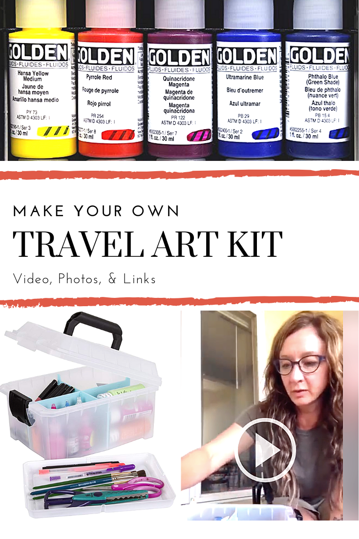 Art Supply Travel Kit - Diana Dellos Designs